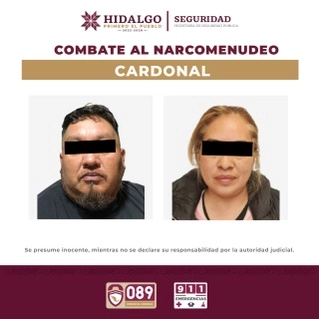 Detienen con droga a funcionaria municipal de El Cardonal, Hidalgo