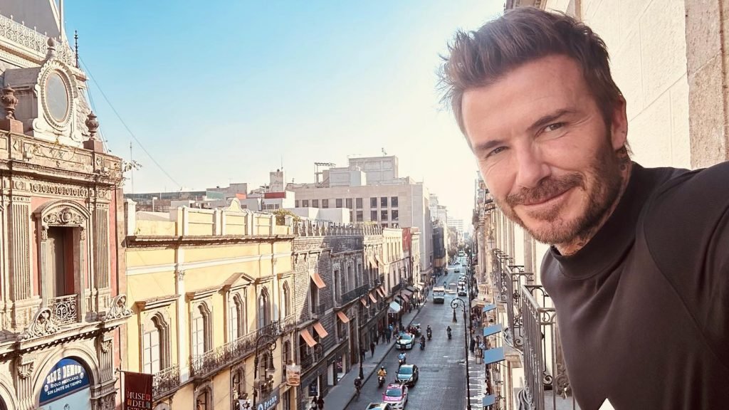 David Beckham presume tour por la Ciudad de México
