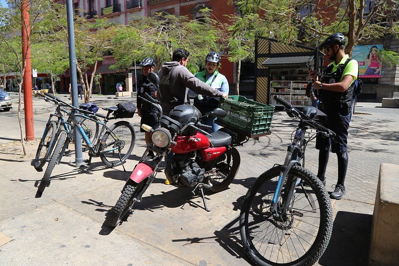 <strong>Refuerzan vigilancia sobre motociclistas en Centro Histórico</strong>