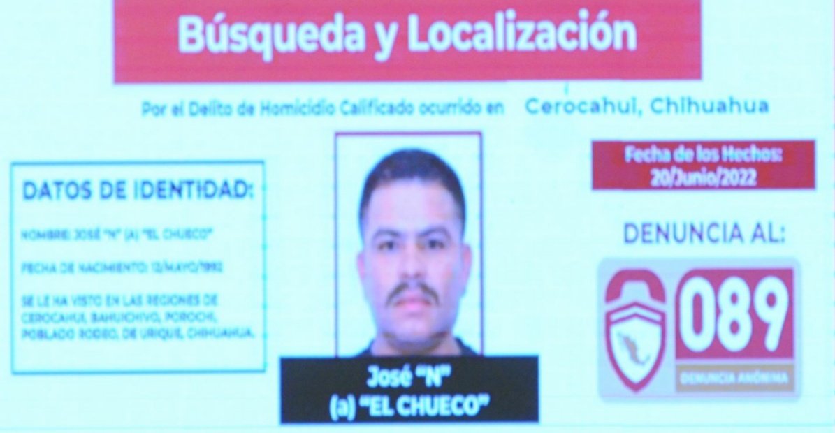 Encuentran muerto a “El Chueco”, presunto asesino de dos jesuitas en Chihuahua