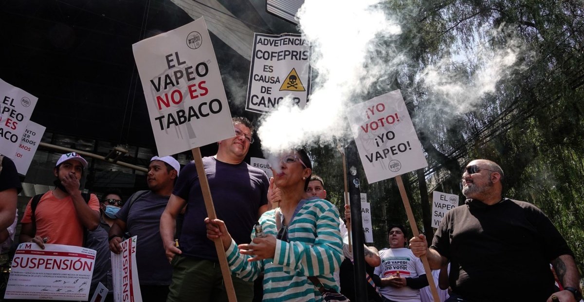 La prohibición de los vapeadores ha provocado un mercado negro en México: MC