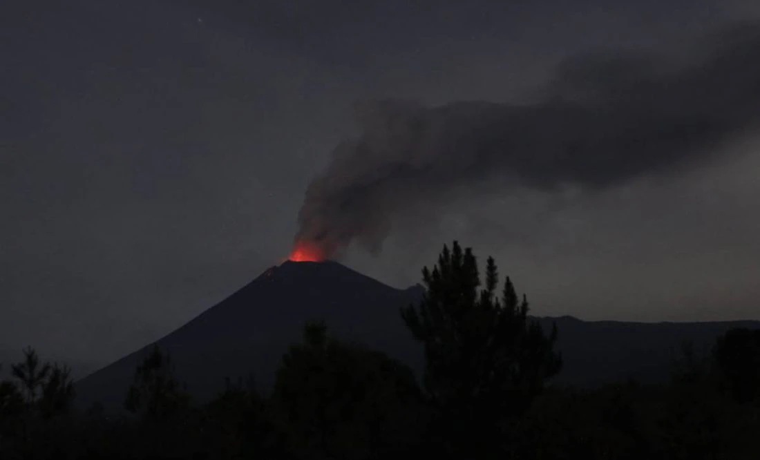 El Popocatépetl es vigilado por una red de monitoreo ante el riesgo de que entre en erupción