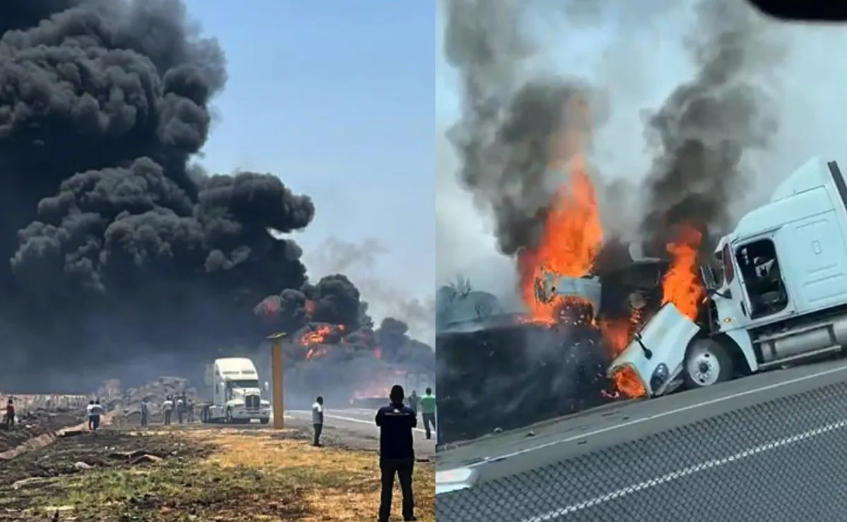 Choque en Autopista Zapotlanejo-Lagos de Moreno