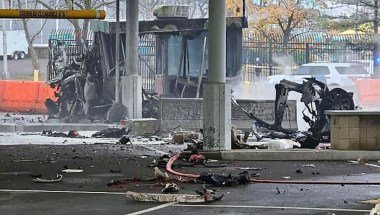 Autoridades descartan móvil terrorista en explosión de automóvil en frontera de EU y Canadá; el caso se investiga como accidente vehicular
