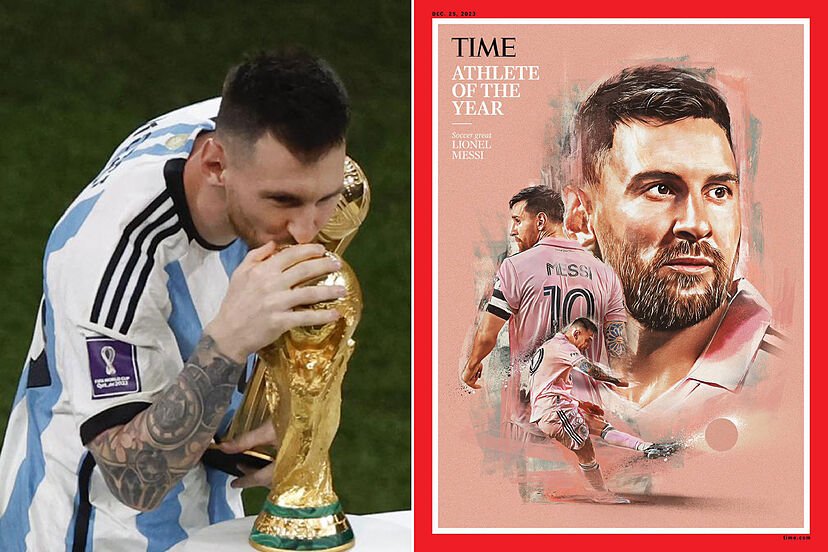 Lionel Messi designado atleta del año por la revista Time