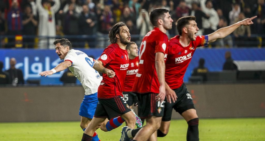 ¡Hay tiro! Barcelona vence al Osasuna y se medirá al Real Madrid en la Final de la Supercopa de España