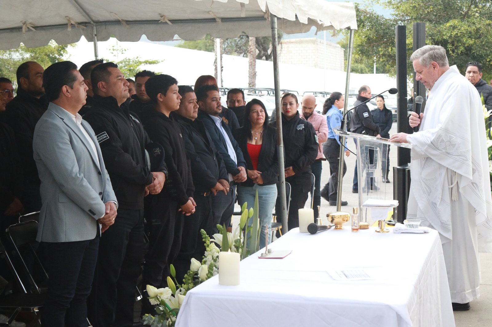 Rinden homenaje a elementos caídos en Tlajomulco