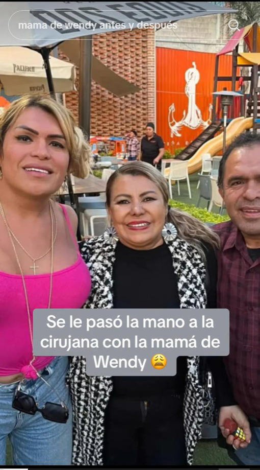 Mamá de Wendy Guevara reaparece tras supuesta cirugía en la nariz