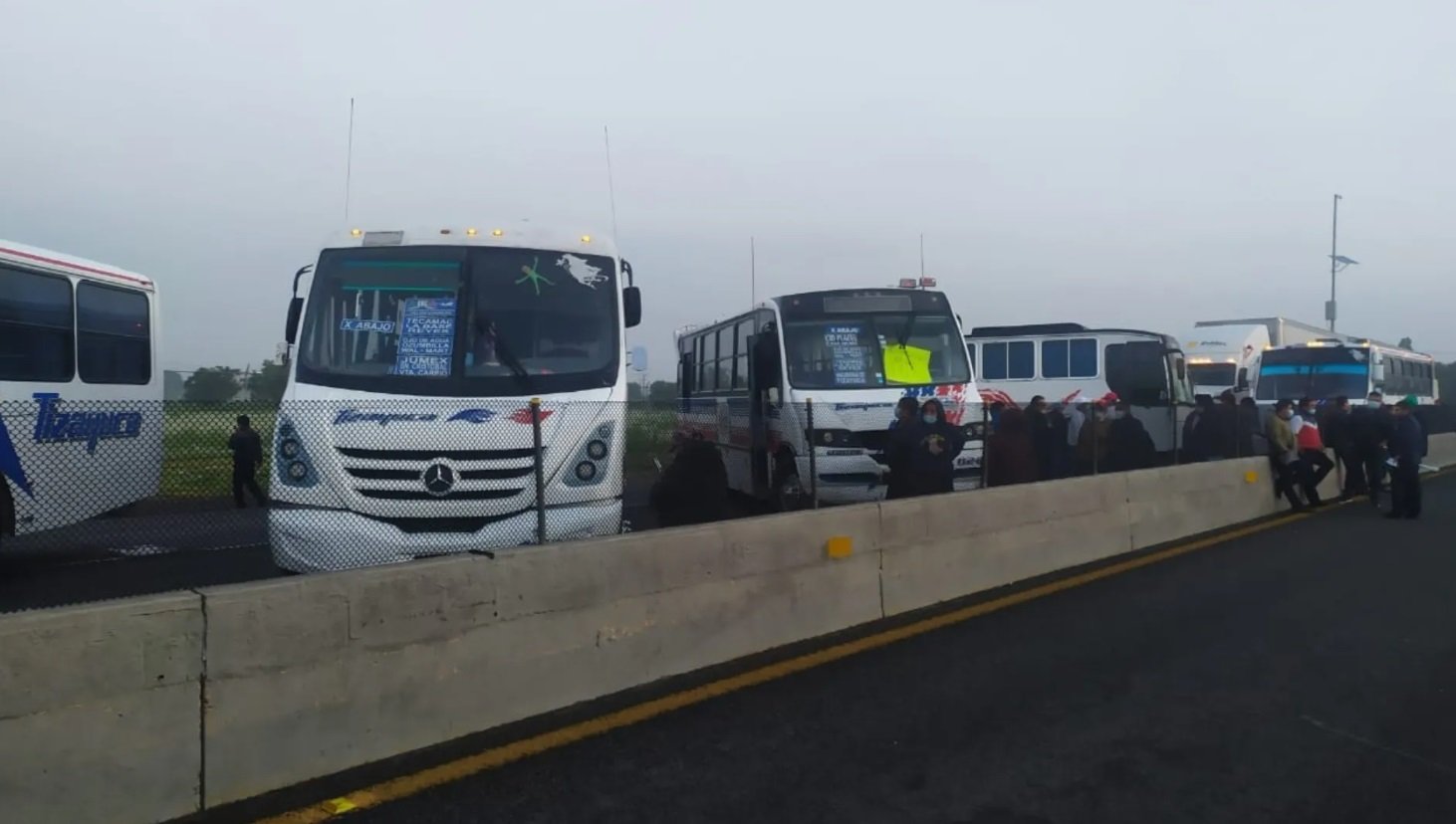 Transportistas alistan bloqueos en Edomex y CDMX este 13 de marzo