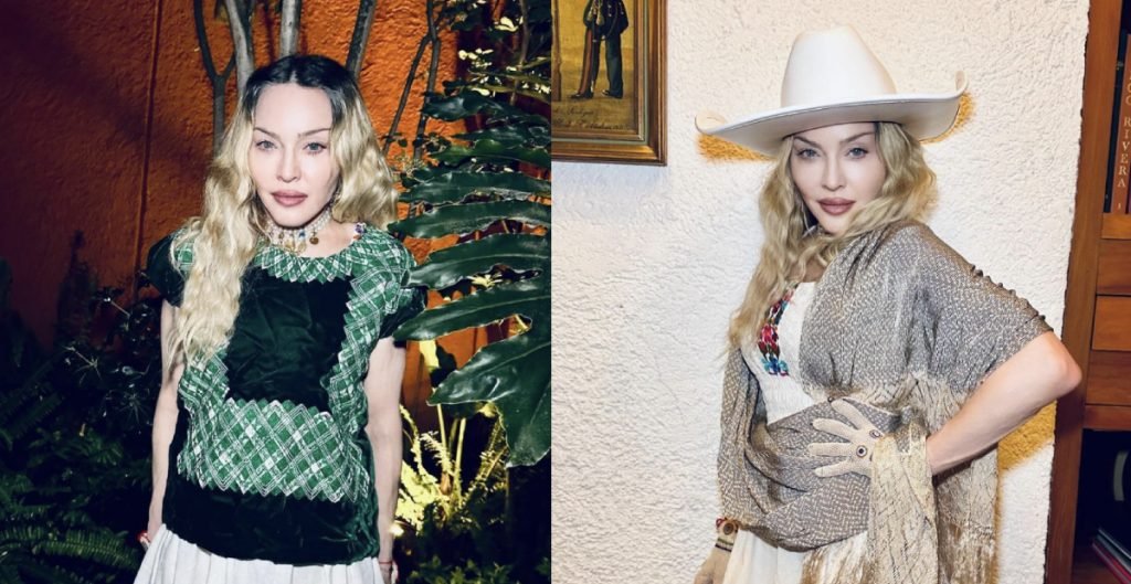 Madonna presume que se probó ropa de Frida Kahlo en su visita a la CDMX