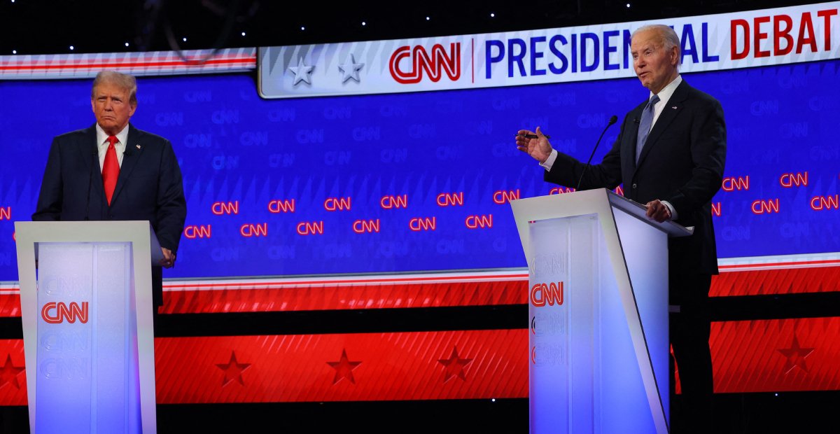 La mayoría de los votantes cree que Trump venció a Biden en el debate presidencial, según una encuesta de CNN