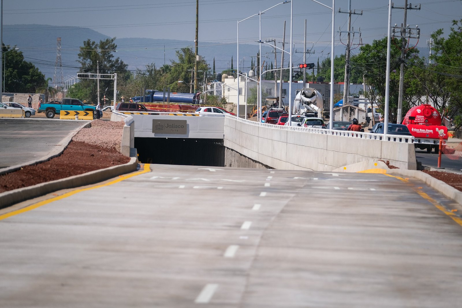 Inauguran zona de túnel en carretera a Colotlán