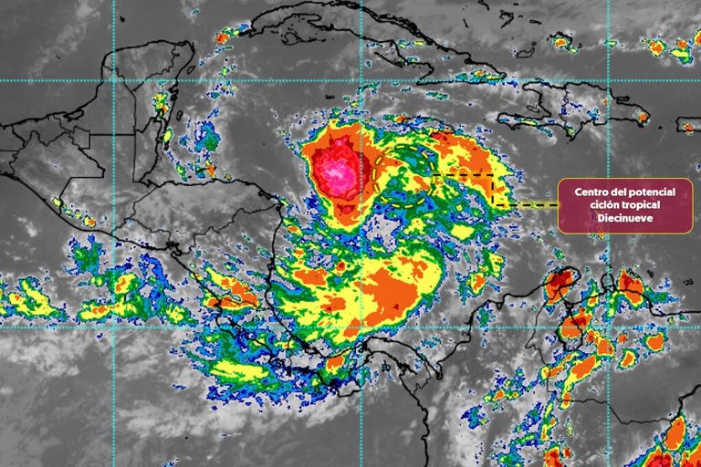 Se forma el potencial ciclón tropical 19 será la tormenta tropical Sara