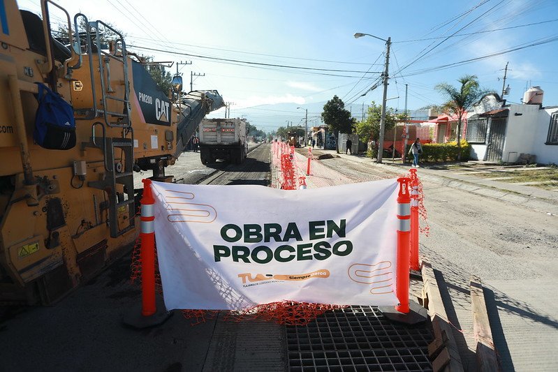 En 100 días, avanza pavimentación en Tlajomulco