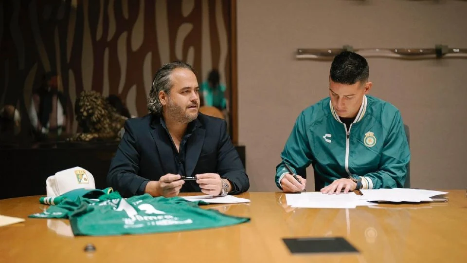 León hace oficial la contratación del colombiano James Rodríguez exjugador del Real Madrid